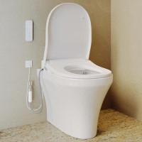 Tanya Back to Wall Smart Bidet Japanese Toilet with Heated Seat - Purificare