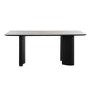 Black Wooden Dining Table - Seats 4 - Troy