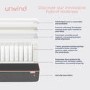 Double Hybrid Memory Foam Top 1000 Pocket Sprung Rolled Mattress with Removeable Cover - Sleepful Unwind
