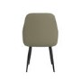 Set of 2 Sage Green Faux Leather Dining Chairs - Logan