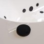 Double Ended Whirlpool Spa Bath with 14 Matt Black Whirlpool Jets 1700 x 750mm - Burford