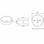 Round Countertop Basin 415mm - Arabella