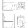 Back to Wall Smart Bidet Japanese Toilet - Purificare