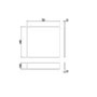 700mm Wooden Grey Gloss Bath End Panel - Ashford