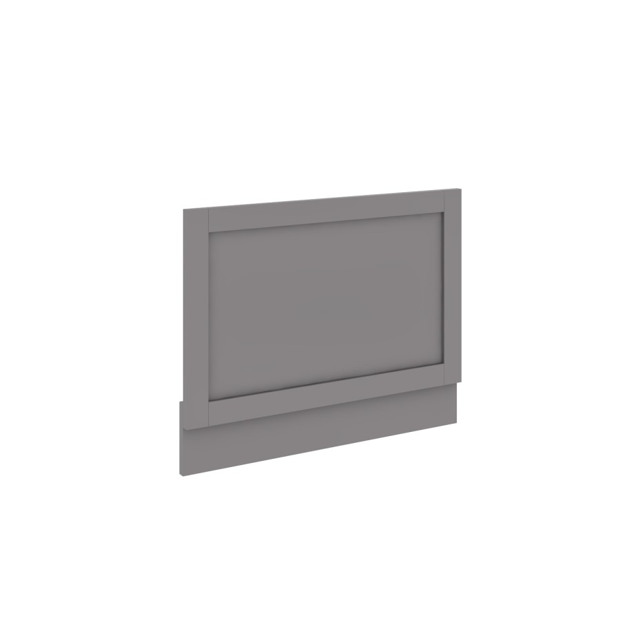 Baxenden Wooden Matt Grey 750mm End Bath Panel