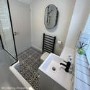 Black Towel Radiator 800 x 500mm - Sonoran