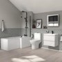 Black 3 Piece Bathroom Accessory Set - Arissa