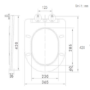 Matt Grey Round Soft Close Toilet Seat with Quick Release - Verona