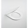 Matt White Soft Close Toilet Seat with Quick release - Verona