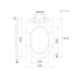 Matt Black Round Soft Close Toilet Seat with Quick Release - Verona