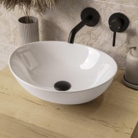 Oval Countertop Basin 410mm - Shell
