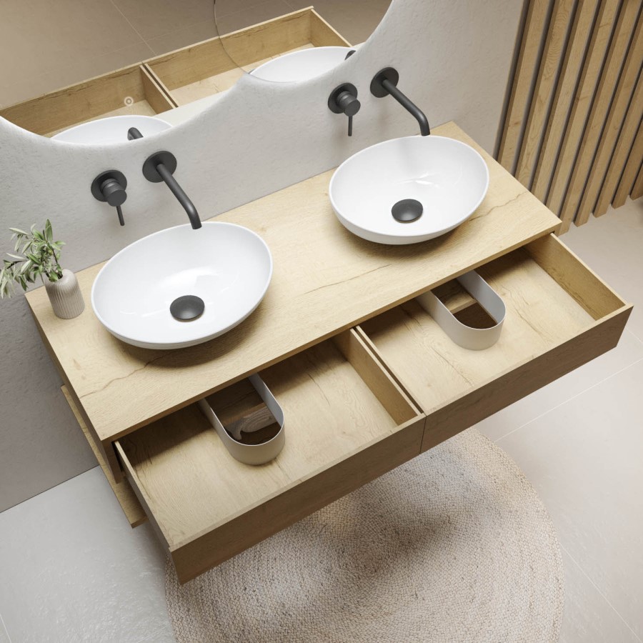 Oval Countertop Basin 410mm - Shell