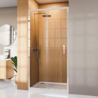 1200mm Chrome Sliding Door Shower Enclosure 8mm Glass - Pavo