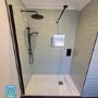 1100mm Black Shower Screen for Wet Room & Walk In Shower – Corvus