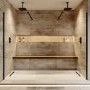 1200mm Black Shower Screen for Wet Room & Walk In Shower – Corvus