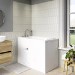 Small Deep Walk In Bath Right Hand with Front Panel & Integrated Seat 1210 x 660mm - Princeton