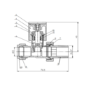Matt Black Round Straight Radiator Valves