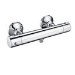 Chrome 1 Outlet Exposed Thermostatic Shower Valve with Cool Touch - Flow
