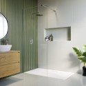 BeBa_26081 1000mm Chrome Shower Screen for Wet Room & Walk In Shower – Corvus