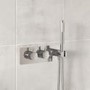 Chrome 2 Outlet Concealed Thermostatic Shower Valve with Hand Shower - Arissa