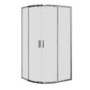 900x900mm Chrome 6mm Quadrant Shower Enclosure - Carina