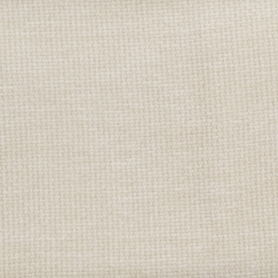 Set of 6 Beige Upholstered Dining Chairs with Brass Legs - Callie
