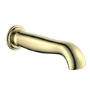 Brushed Brass Traditional Wall Mounted Bath Spout - Cambridge