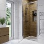 900mm Hinged Door Shower Enclosure 6mm Glass - Carina