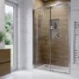 1200mm Chrome Sliding Door Shower Enclosure 6mm Glass - Carina