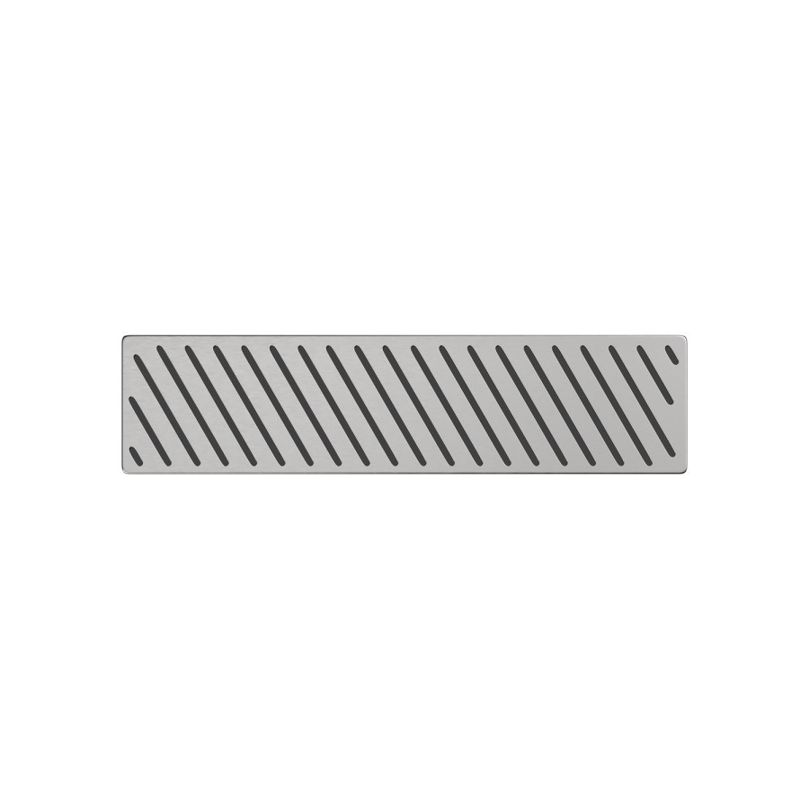 Stainless Polished Chrome Grill LInear 90mm Waste Pack - Cascade