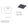 900x900mm Square 25mm Slimline White Stone Resin Shower Tray – Cascade