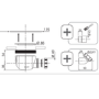 Steel Grill 90mm Linear Waste Pack with Grill - Cascade