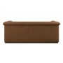 Brown Chenille 3 Seater Sofa - Caleb 