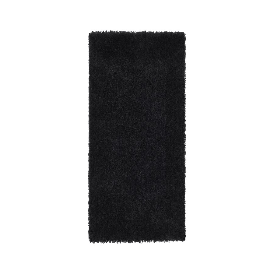 Shaggy Black Runner Rug - 200 x 67 cm - Chicago - Origins