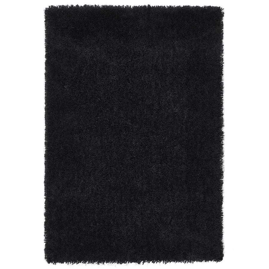 Shaggy Black Rug - 160 x 110 cm - Chicago - Origins