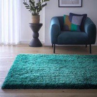 Shaggy Teal Rug - 230 x 160 cm - Chicago - Origins