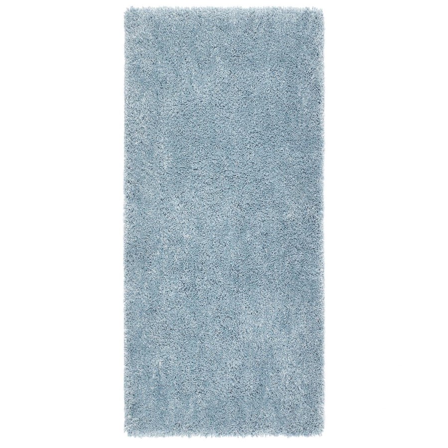 Shaggy Duck Egg Blue Runner Rug - 200 x 67 cm - Chicago - Origins