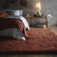 Shaggy Orange Rug - 160 x 110 cm - Chicago - Origins