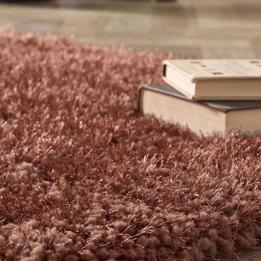 Shaggy Orange Rug - 160 x 110 cm - Chicago - Origins