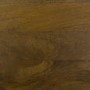 Mango Wood Round 2 Drawer Bedside Table - Full Assembled - Chakra