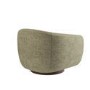 Sage Green Chenille Round Swivel Tub Chair - Celine