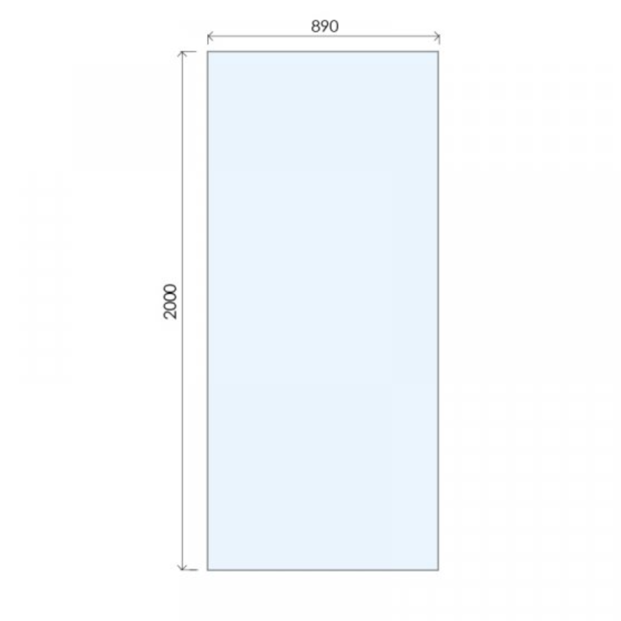 900mm Bronze Shower Screen for Wet Room & Walk In Shower - Live Your Colour