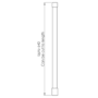 800mm Gunmetal Grey Shower Screen for Wet Room & Walk In Shower – Corvus