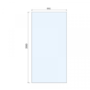 1000mm Brushed Nickel Shower Screen for Wet Room & Walk In Shower – Corvus