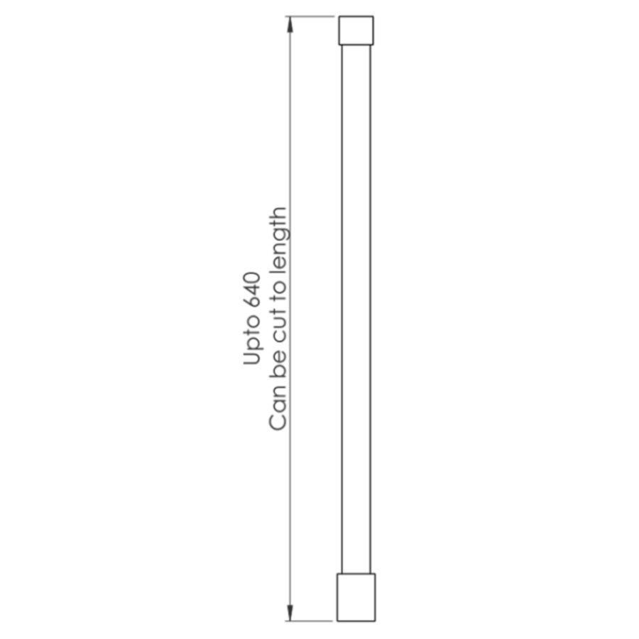 1000mm Brushed Nickel Shower Screen for Wet Room & Walk In Shower – Corvus