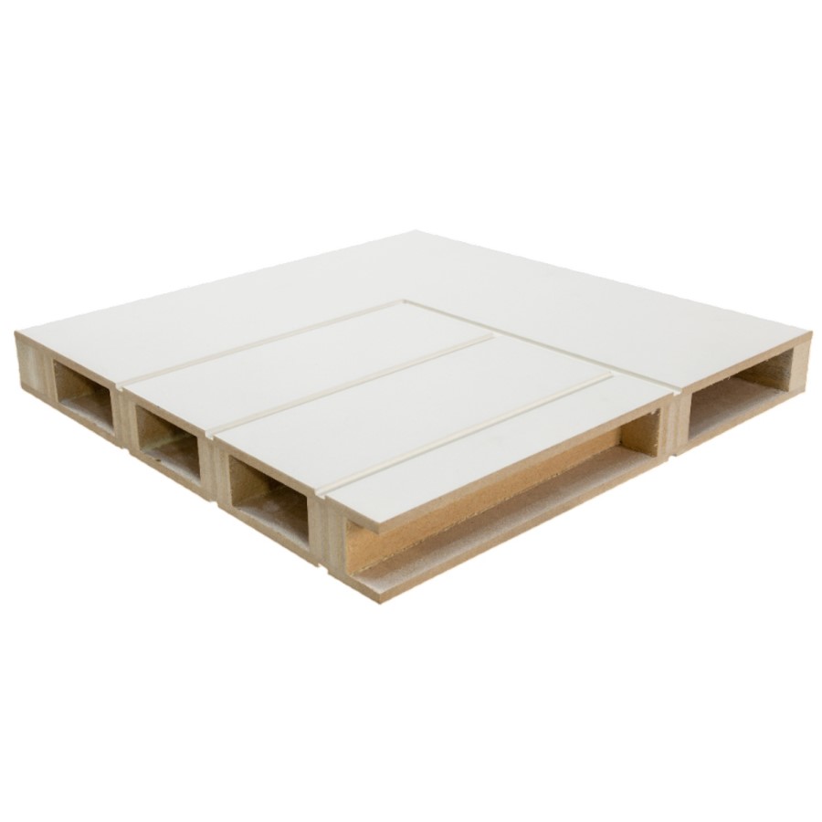 Internal White Primed Cottage Door - 1981 x 838 x 35mm - Mexicano - Dalby