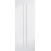 Internal White Primed Cottage FD30 Fire Door - 1981 x 762 x 44mm - Mexicano - Dalby