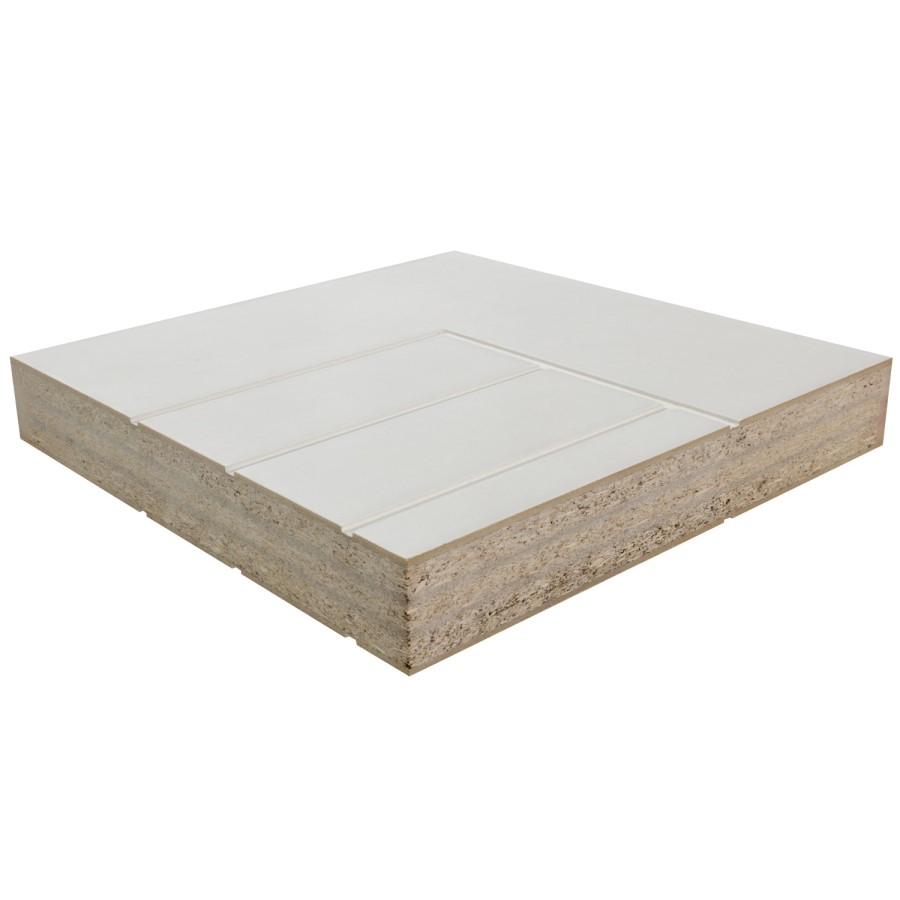 Internal White Primed Cottage FD30 Fire Door - 1981 x 838 x 44mm - Mexicano - Dalby