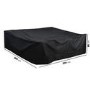 200 x 200 x 80cm Waterproof Black Garden Furniture Cover