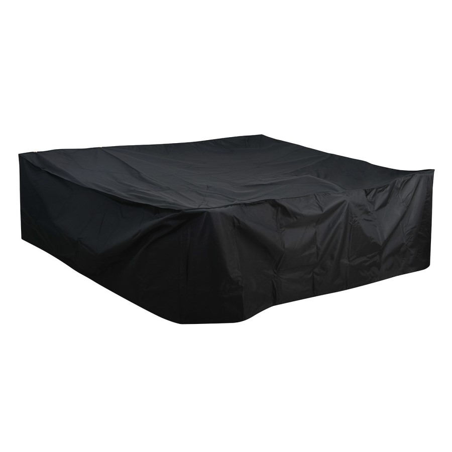 250 x 270 x 80cm Waterproof Black Garden Furniture Cover